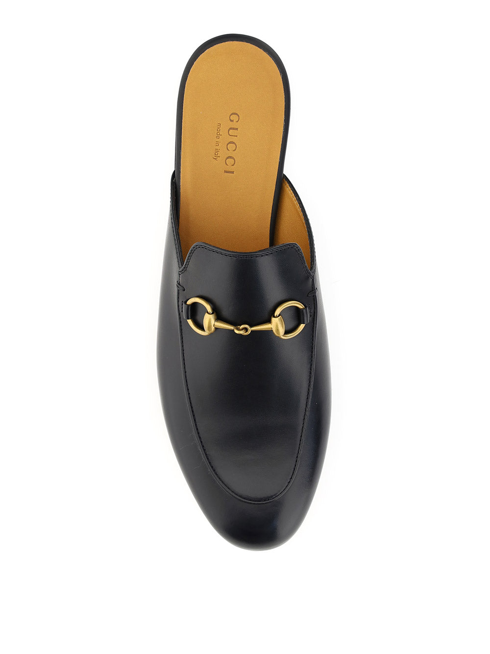 Princetown Leather Slipper - Black