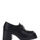Leather Penny Loafers - Black