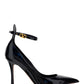 Tan-go Patent Leather Pump 100mm - Black