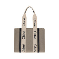 Medium Woody Tote Bag - Black