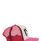 Broken Palm Trucker Hat - Pink / White