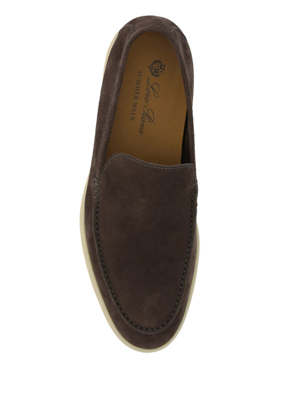 Summer Knitted Walk Loafers - Brown