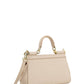 Small Sicily Bag in Dauphine Calfskin - Nude