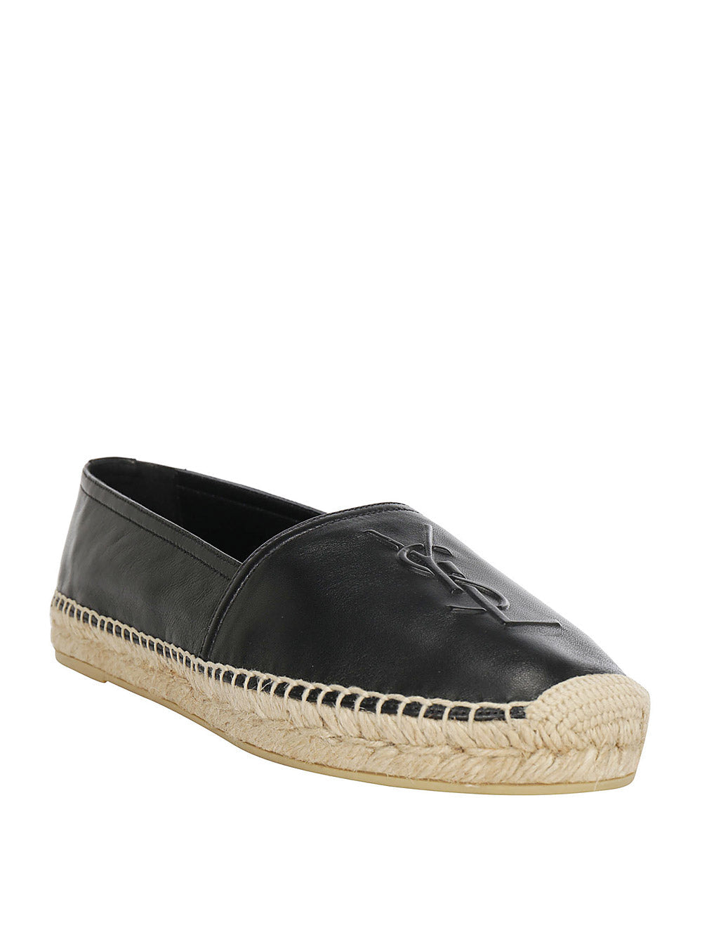 Monogram Espadrilles In Lambskin - Black