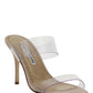 Scolto PVC Open Toe Mules - Beige.