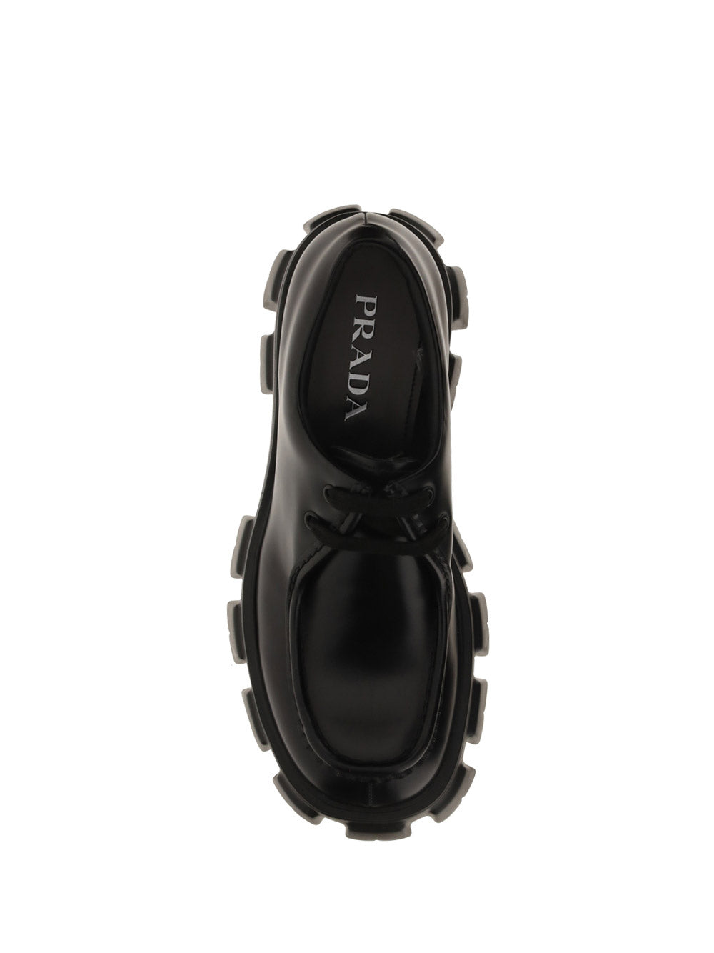 Monolith Brushed Leather Lace-up Shoes - Black