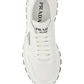 Prax 01 Sneakers in Nylon & Leather - White