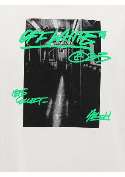 Metro Type Over Skate S/S Tee - White