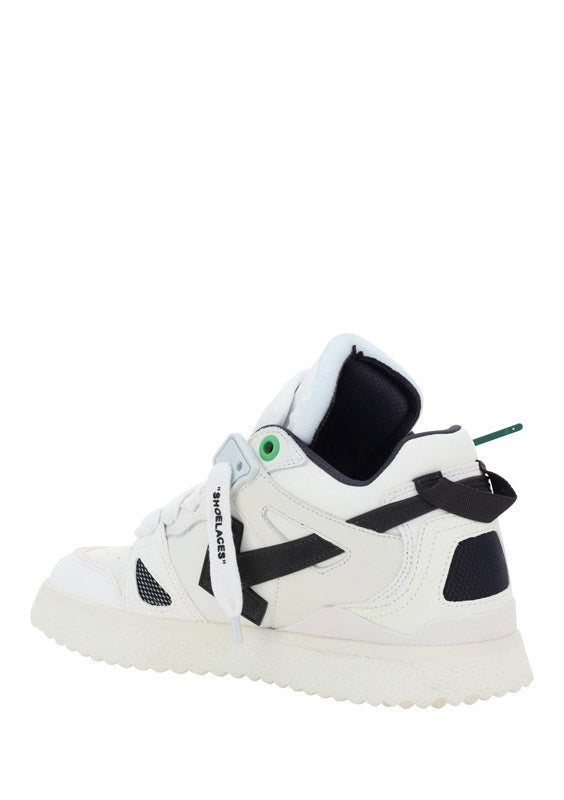 New Mid Top Sponge Sneakers - White