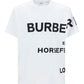 Horseferry Print Cotton Oversized T-shirt - White
