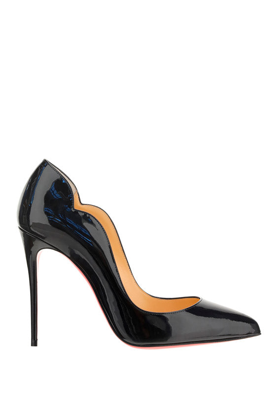 Hot Chick Patent Leather Pumps 100 MM - Black