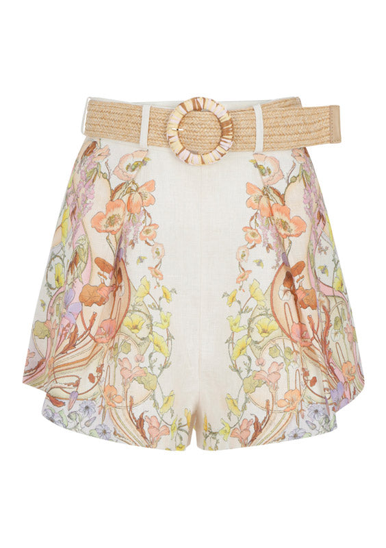 Jeannie Tuck Shorts - Floral Swirl