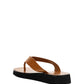 Ginza Leather Sandals - Tan