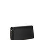 4g Wallet in Box Leather With Chain - Black.