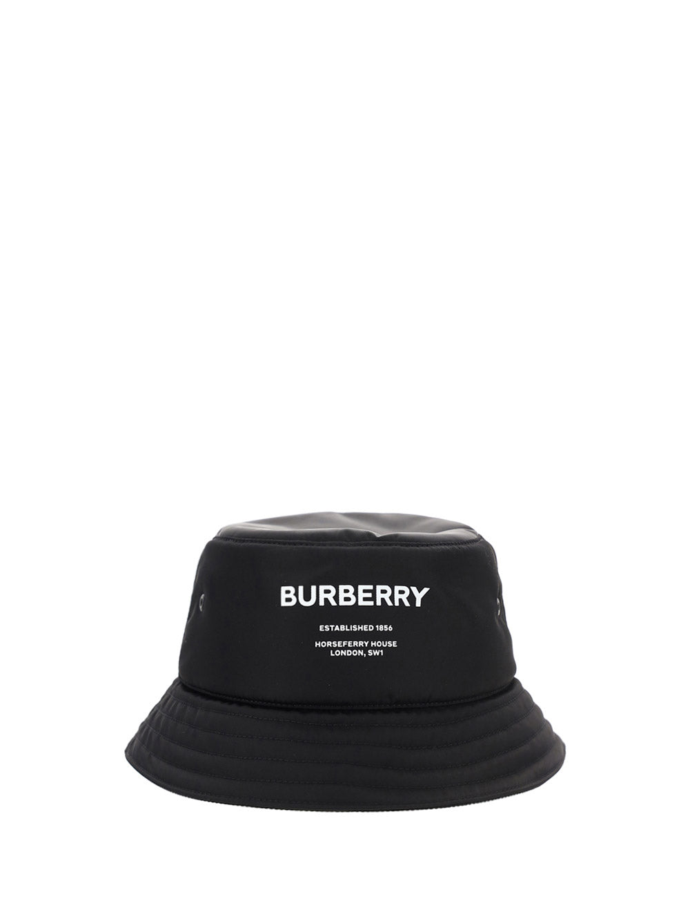 Horseferry Print Nylon Bucket Hat - Black