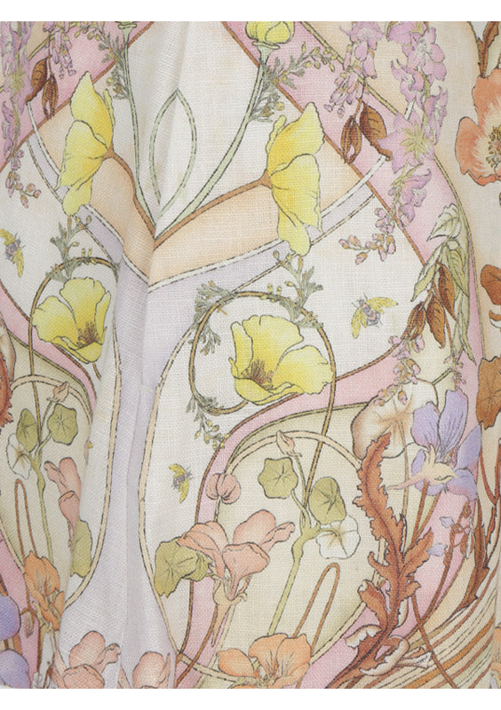 Jeannie Tuck Shorts - Floral Swirl