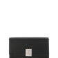 4g Wallet in Box Leather With Chain - Black.