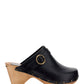 Titya Leather Clogs - Black