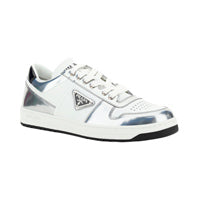 Downtown Leather Sneakers - White/Silver