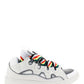 Leather Curb Sneakers - White