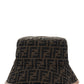 FF Fabric Bucket Hat - Brown