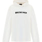 Balenciaga Logo Pixel Hoodie - White