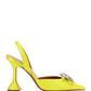 Rosie Sling Satin Pump - Yellow