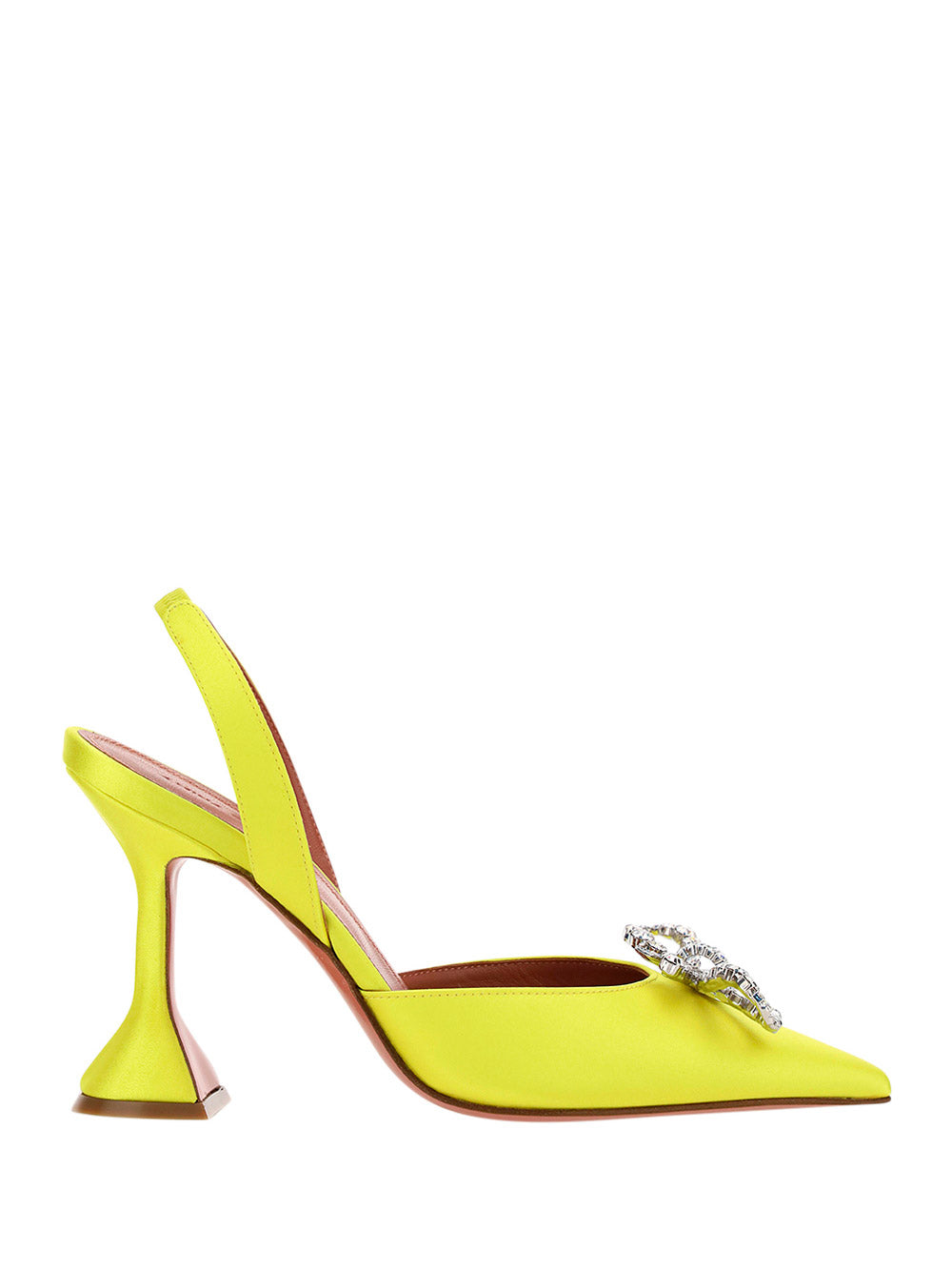 Rosie Sling Satin Pump - Yellow