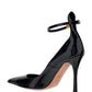 Tan-go Patent Leather Pump 100mm - Black