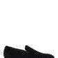 Dandelion Spikes Loafers in Suede - Black