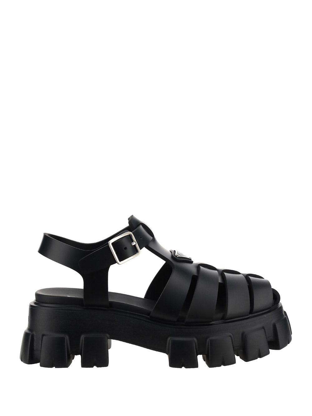 Monolith Rubber Sandals - Black