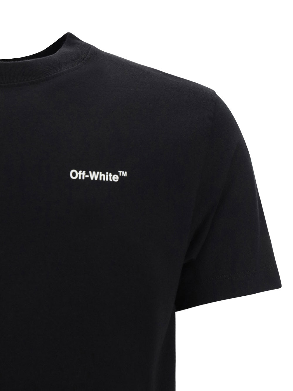 Chain Arrows-Print T-Shirt - Black