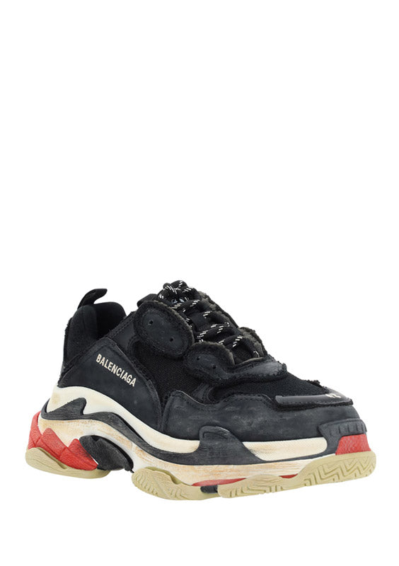 Triple S Sneakers - Black