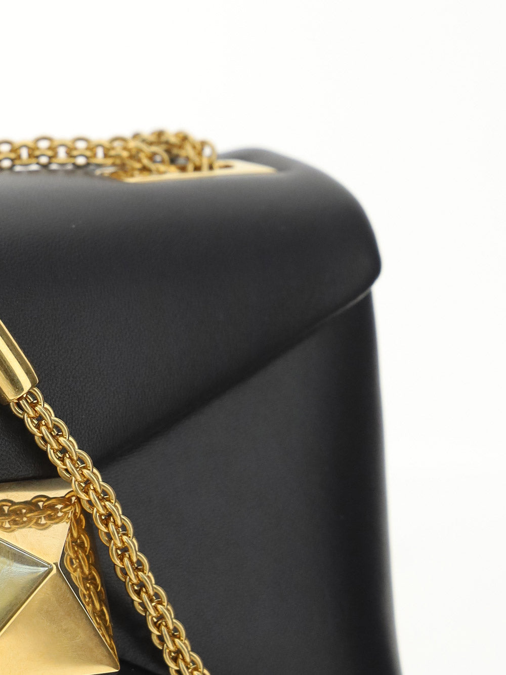 ONE STUD Nappa Bag With Chain - Black