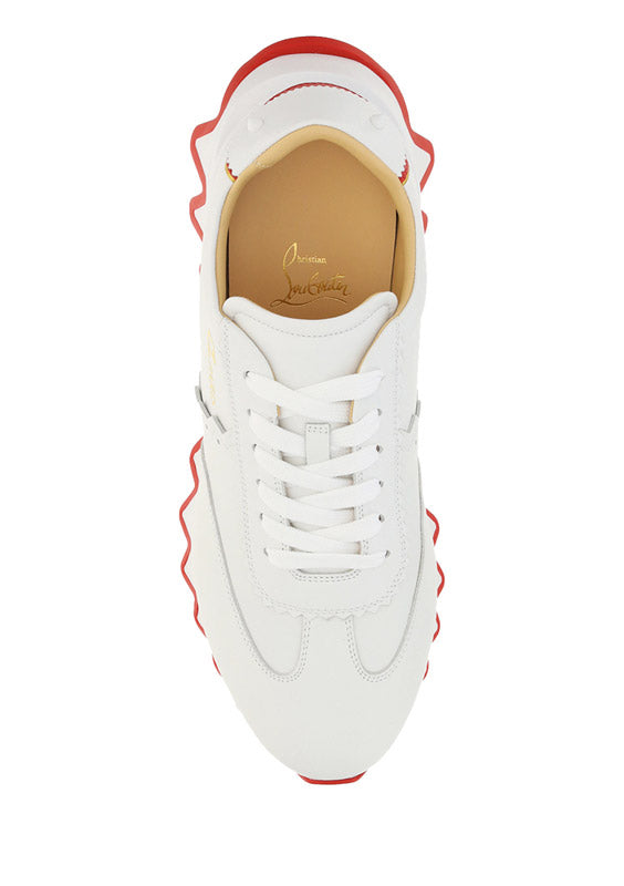 Loubishark Sneakers - White / Red