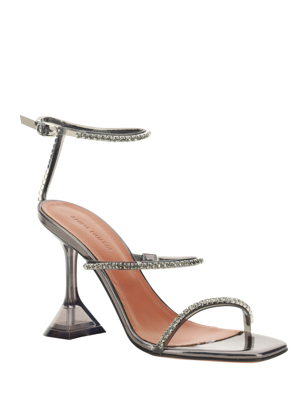 Gilda Glass Sandal - Dark Grey