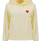 Heart-embroidered Pullover Hoodie