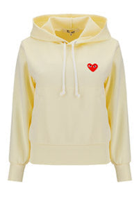 Heart-embroidered Pullover Hoodie