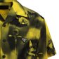 Short-sleeved Printed Re-Nylon Shirt - Yellow