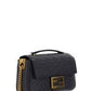 Baguette Chain Midi Bag - Gray