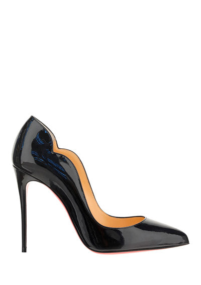 Hot Chick Patent Leather Pumps 100 MM - Black