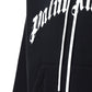 Curved Logo Hoodie - Black White