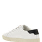 Court Classic SL/06 Embroidered Sneakers in Leather - Optic White.