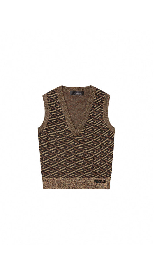 Greca Vest - Brown
