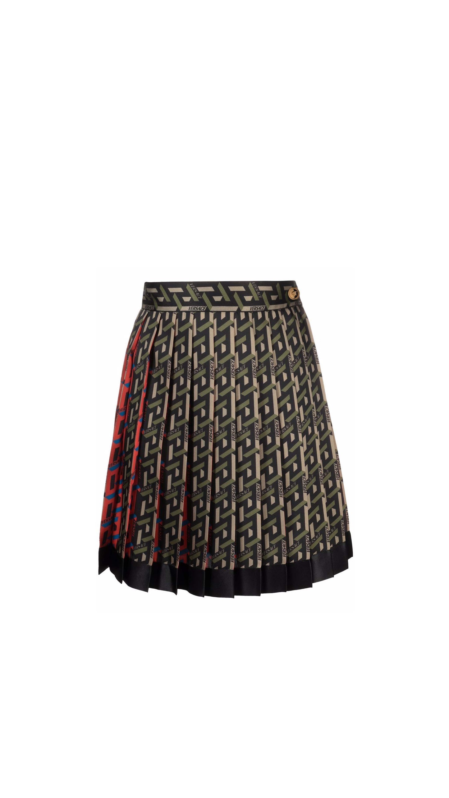 La Greca Pleaded Skirt
