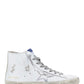 Francy Sneakers In Leather - White / Silver