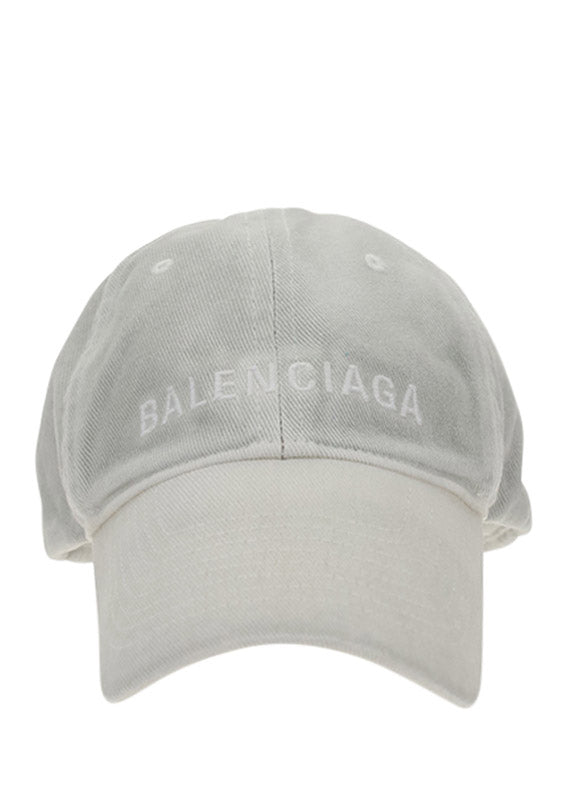 Logo Front Cap - White / Grey