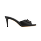 Heel Sandals with Tonal Vlogo  - Black