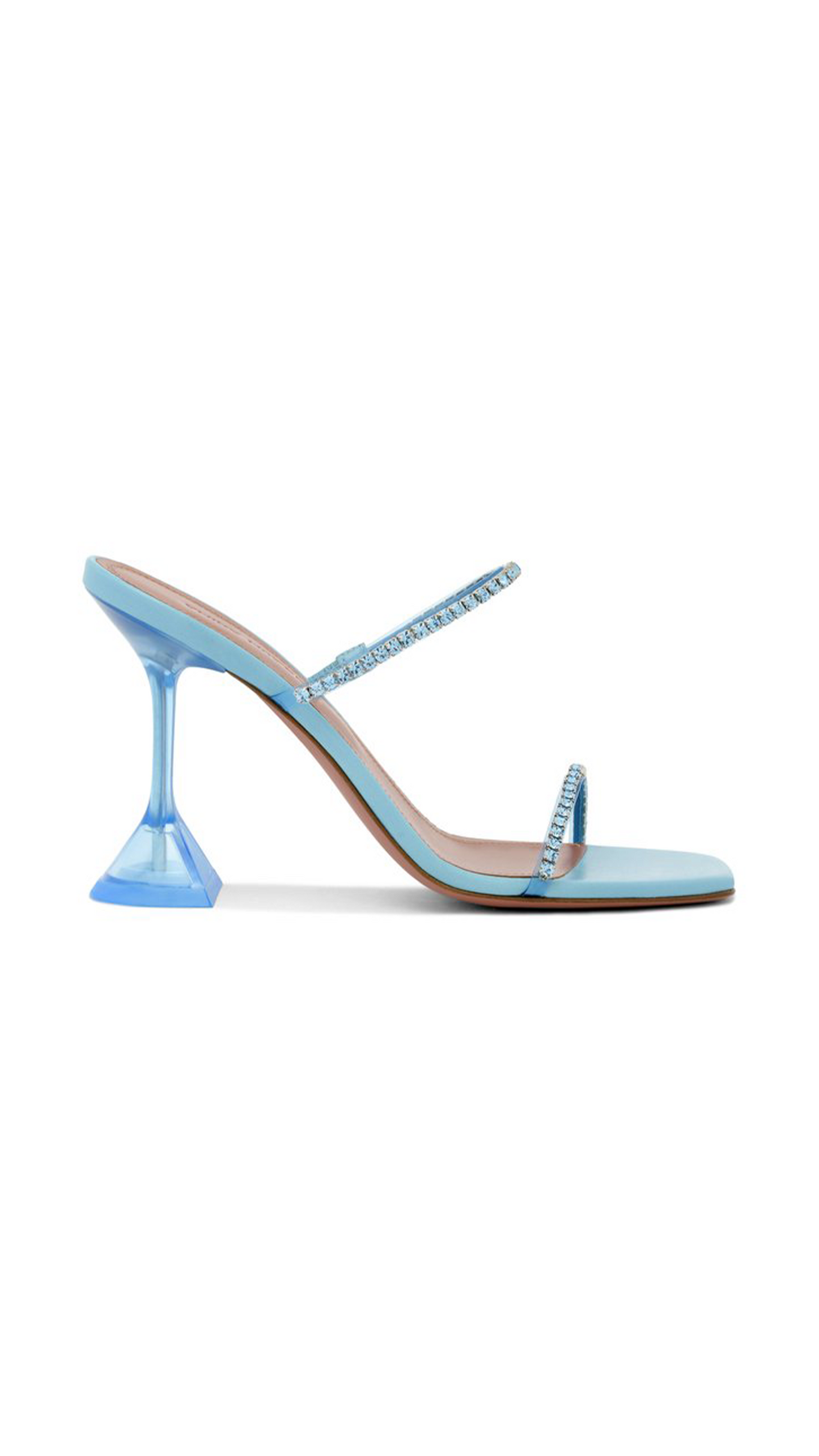 Gilda Crystal Sandals - Aqua Blue