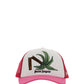 Broken Palm Trucker Hat - Pink / White
